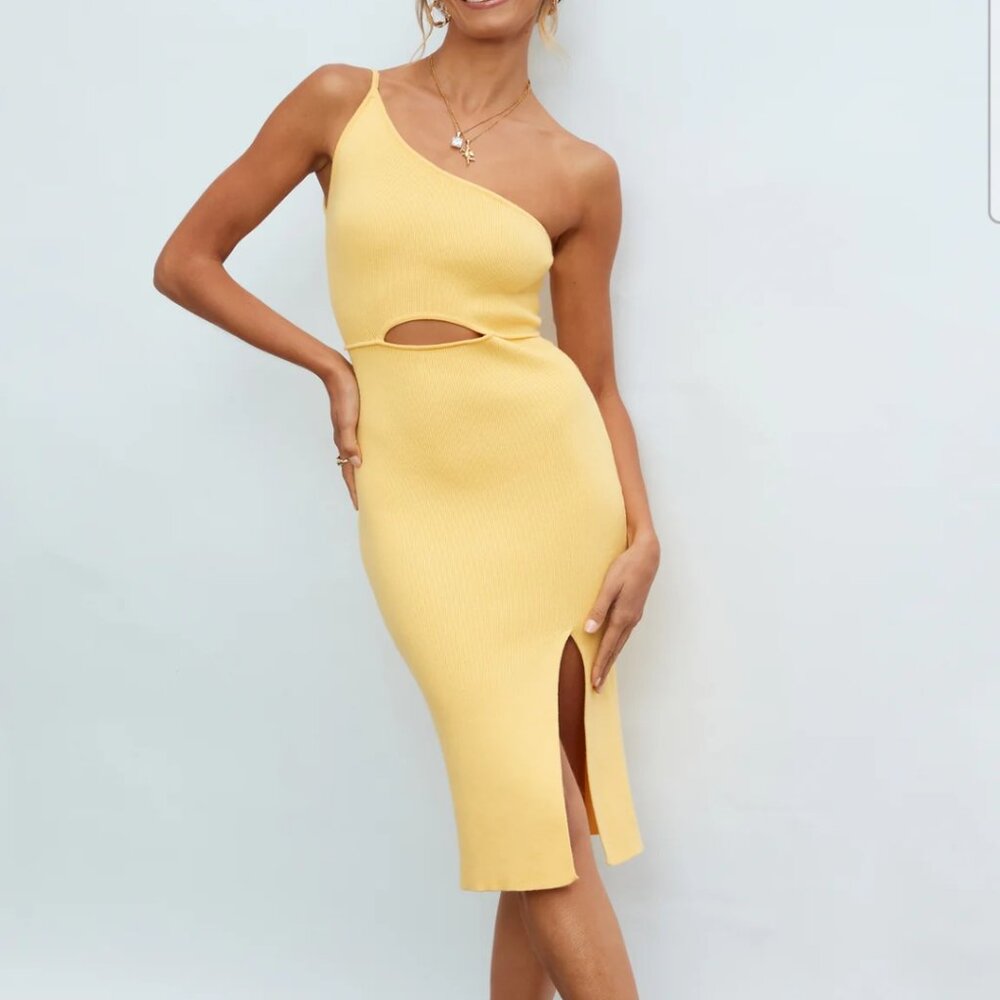 Hello Molly One Shoulder Dress